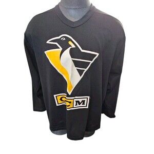 Masko Pittsburgh Penguins Vintage Hockey Jersey Size XL